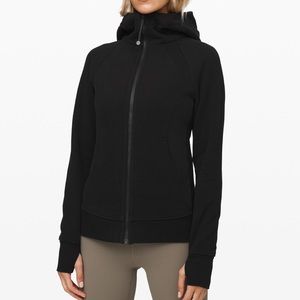 NWT Lululemon Black Scuba Hoodie Jacket